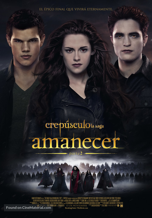 The Twilight Saga: Breaking Dawn - Part 2 - Chilean Movie Poster