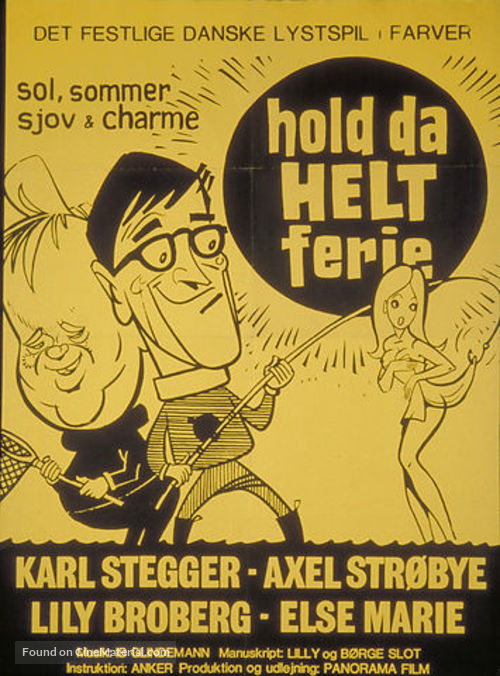 Hold da helt ferie - Danish Movie Poster