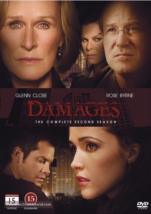 &quot;Damages&quot; - Danish DVD movie cover