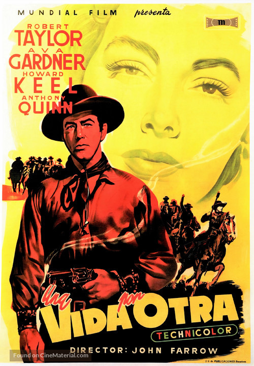 Ride, Vaquero! - Spanish Movie Poster