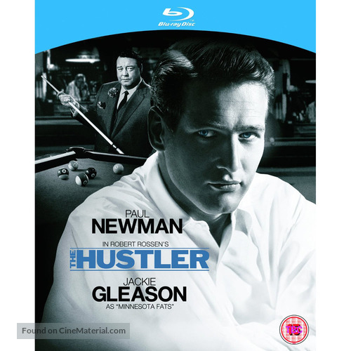 The Hustler - British Blu-Ray movie cover