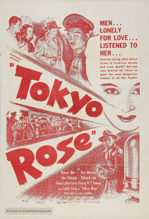 Tokyo Rose - Re-release movie poster