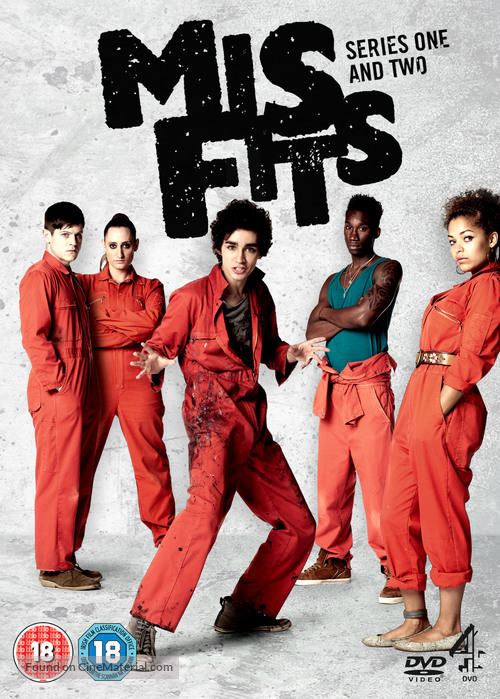 &quot;Misfits&quot; - British DVD movie cover