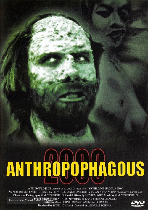 Anthropophagous 2000 - French DVD movie cover