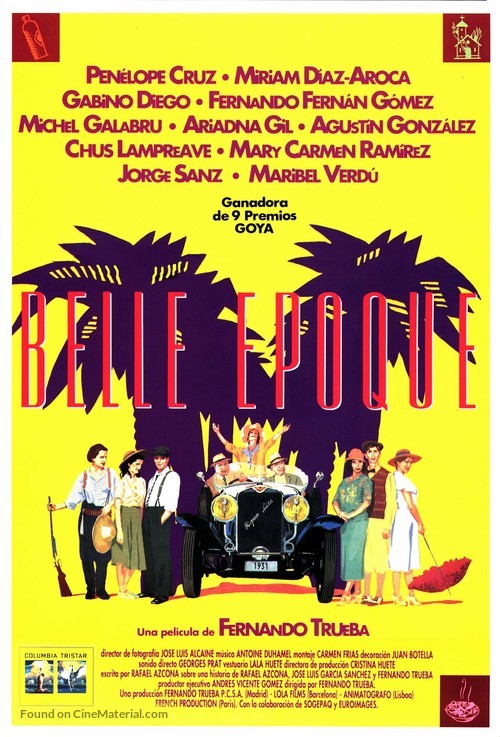 Belle epoque - Spanish DVD movie cover