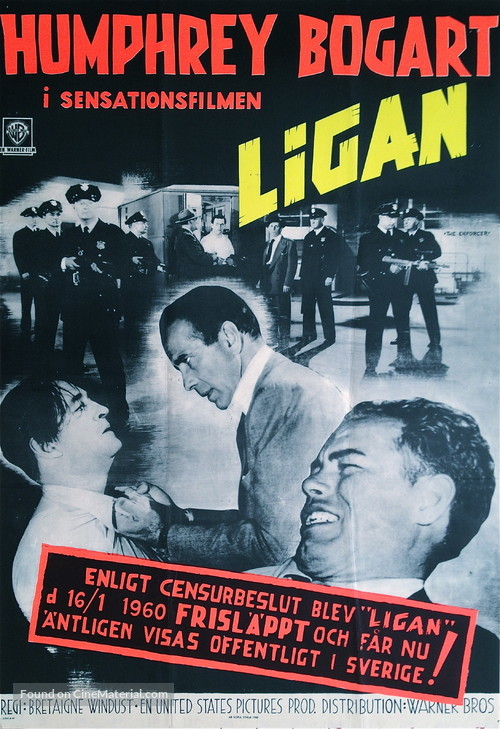 The Enforcer - Swedish Movie Poster