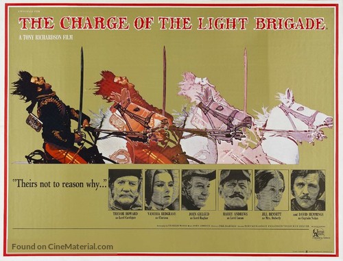 The Charge of the Light Brigade - British Movie Poster