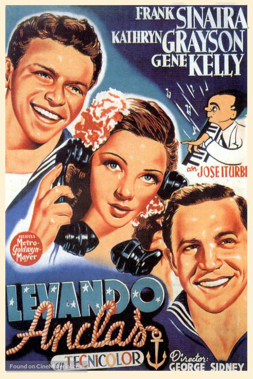 Anchors Aweigh - Spanish Movie Poster