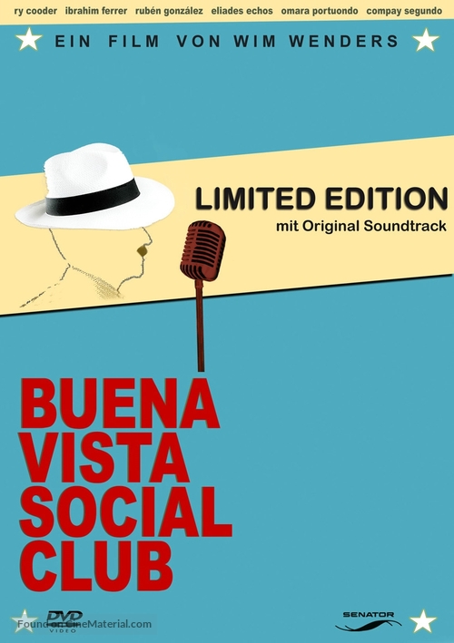 Buena Vista Social Club - Swiss DVD movie cover