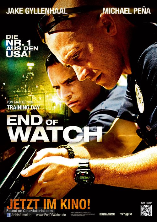End of Watch - German Movie Poster