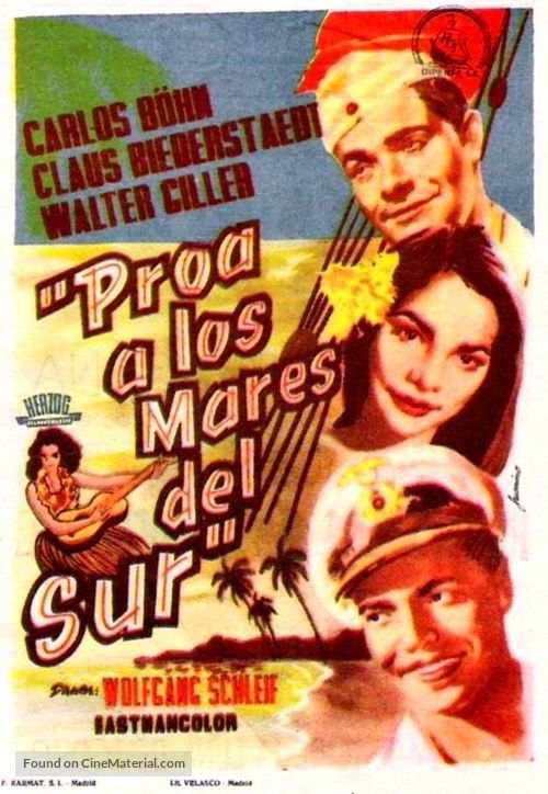 Blaue Jungs - Spanish Movie Poster