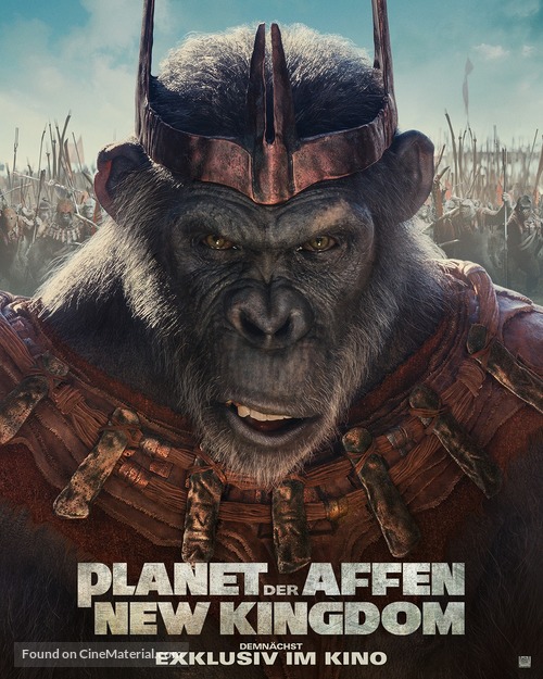Kingdom of the Planet of the Apes - German Movie Poster