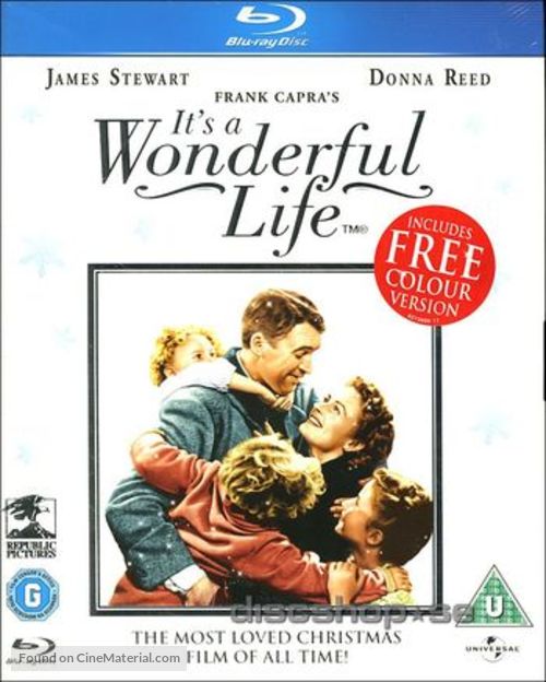 It&#039;s a Wonderful Life - British Blu-Ray movie cover