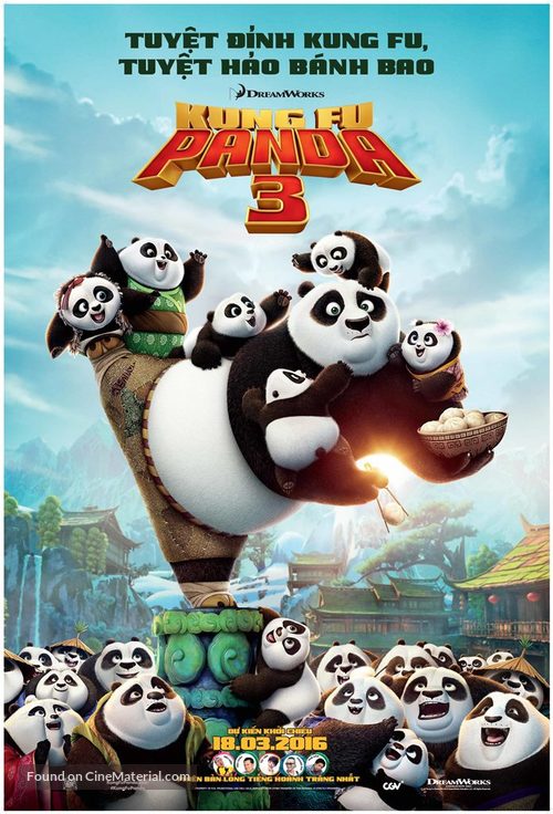 Kung Fu Panda 3 - Vietnamese Movie Poster