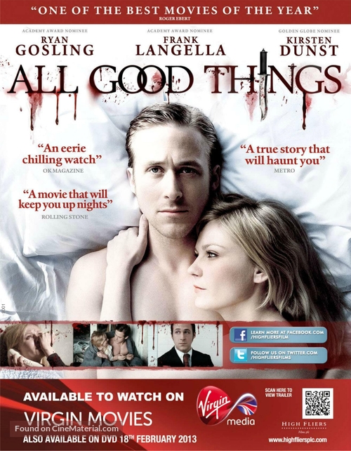 All Good Things - British Movie Poster