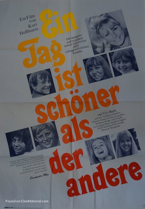 Ein Tag ist sch&ouml;ner als der andere - German Movie Poster