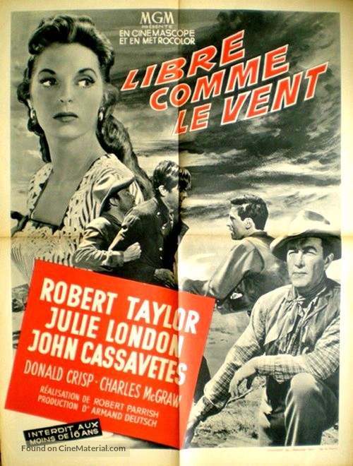 Saddle the Wind - French Movie Poster