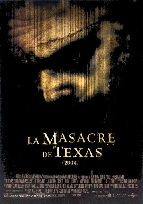 The Texas Chainsaw Massacre - Venezuelan Movie Poster