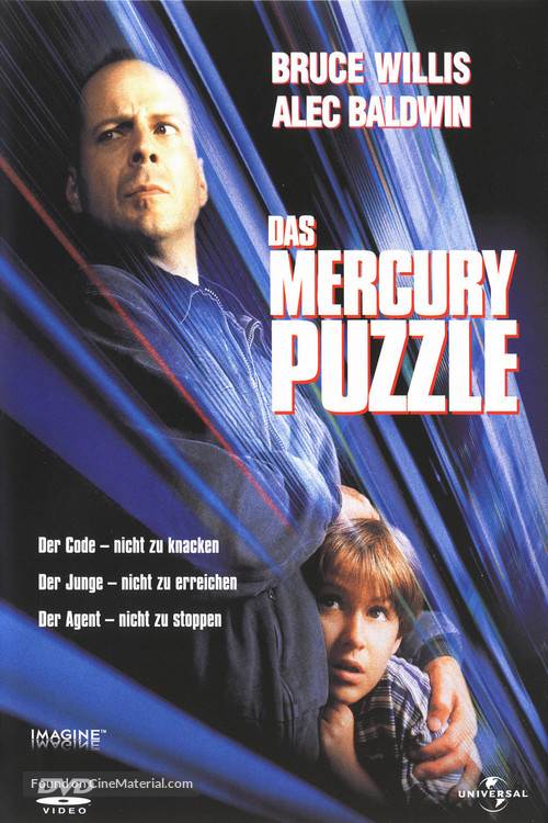 Mercury Rising - German DVD movie cover