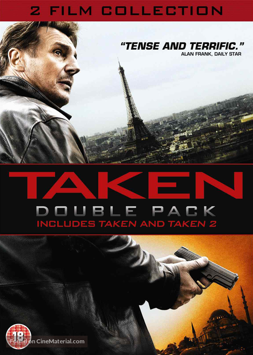 Taken 2 - British DVD movie cover