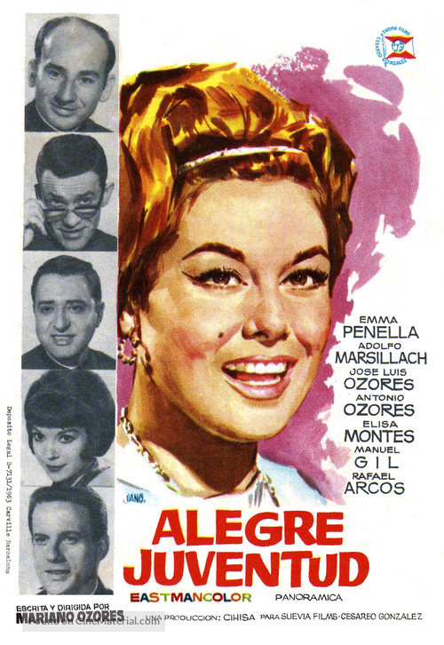 Alegre juventud - Spanish Movie Poster