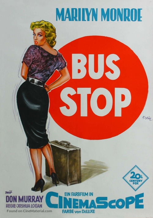 Bus Stop - German Movie Poster