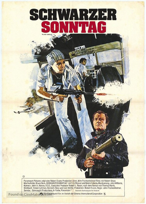 Black Sunday - German Movie Poster