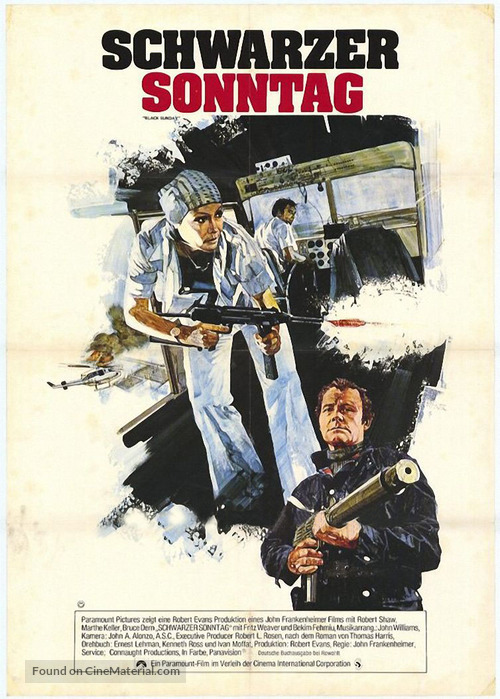 Black Sunday - German Movie Poster