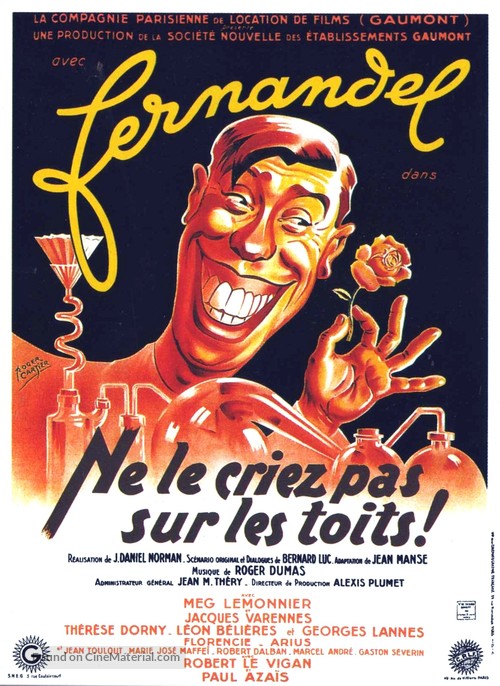 Ne le criez pas sur les toits - French Movie Poster