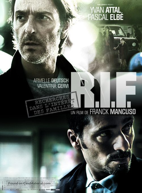 R.I.F. (Recherche dans l&#039;Int&eacute;r&ecirc;t des Familles) - French Movie Poster