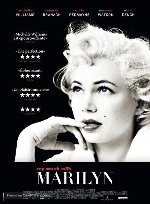 My Week with Marilyn - French Movie Poster