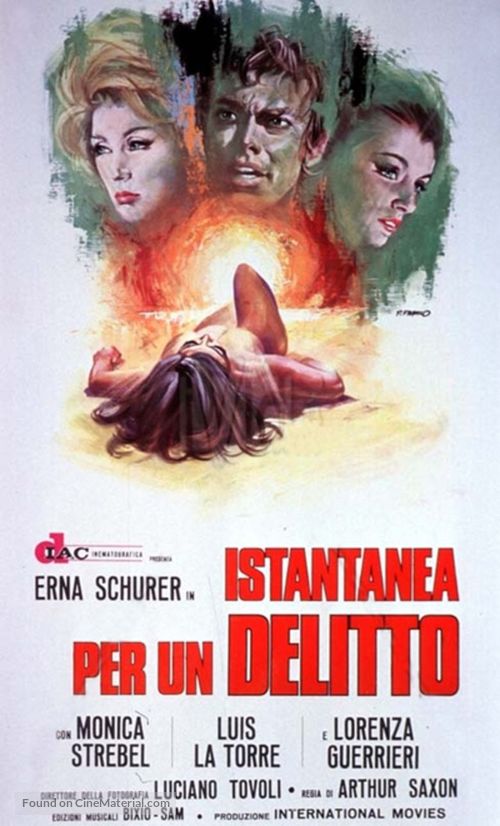 Istantanea per un delitto - Italian Movie Poster