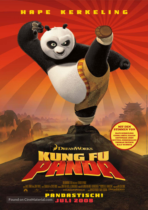 Kung Fu Panda - German Movie Poster