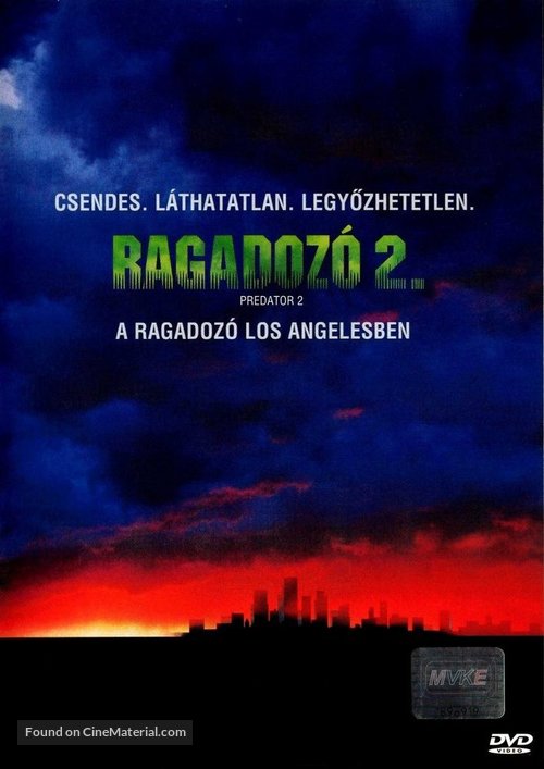 Predator 2 - Hungarian DVD movie cover