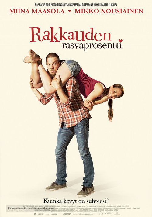 Rakkauden rasvaprosentti - Finnish Movie Poster