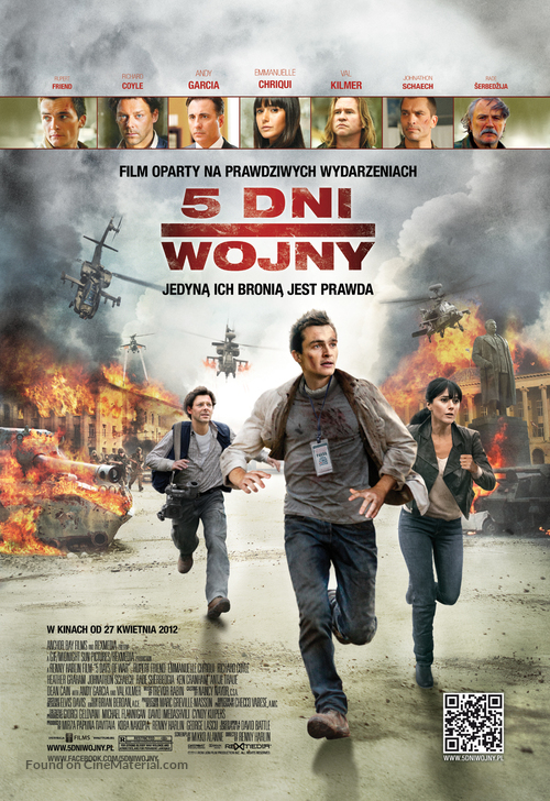 5 Days of War - Polish Movie Poster