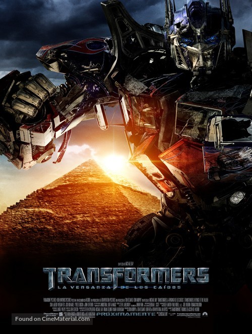 Transformers: Revenge of the Fallen - Mexican Movie Poster