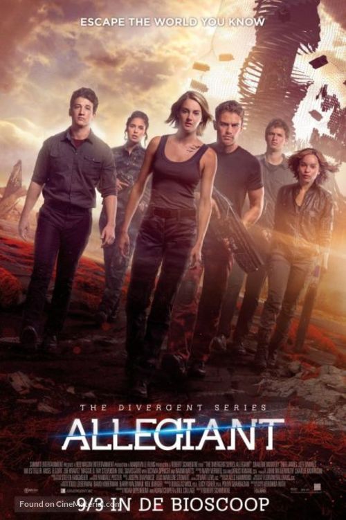 The Divergent Series: Allegiant - Dutch Movie Poster