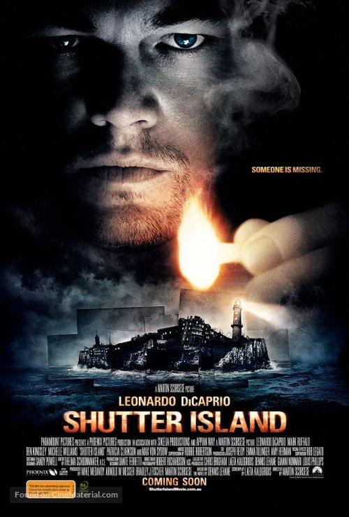 Shutter Island - Australian Movie Poster