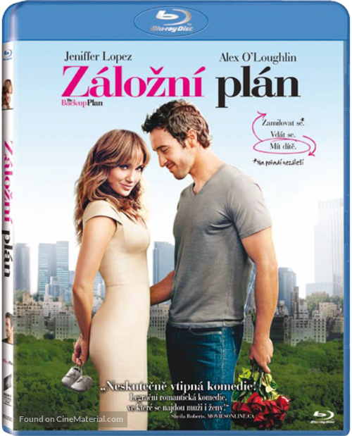 The Back-Up Plan - Czech Blu-Ray movie cover