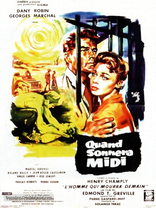 Quand sonnera midi - French Movie Poster