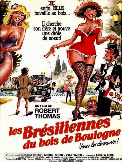 Les Br&eacute;siliennes du Bois de Boulogne - French Movie Poster