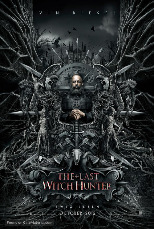 The Last Witch Hunter - German Movie Poster