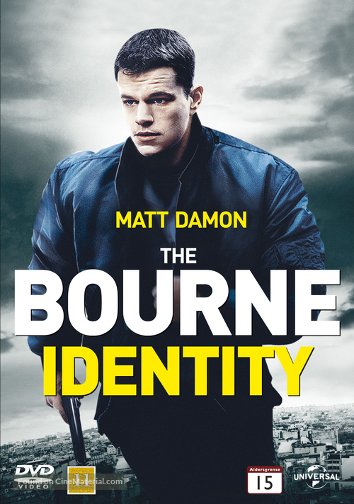 The Bourne Identity - Danish DVD movie cover