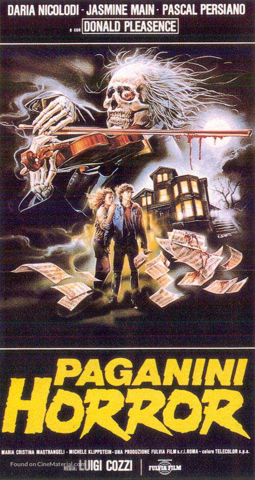 Paganini Horror - Italian Movie Cover