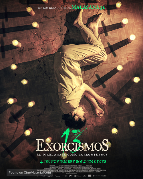 13 exorcismos - Spanish Movie Poster