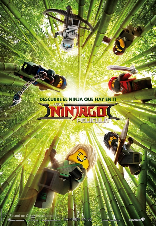 The Lego Ninjago Movie - Spanish Movie Poster