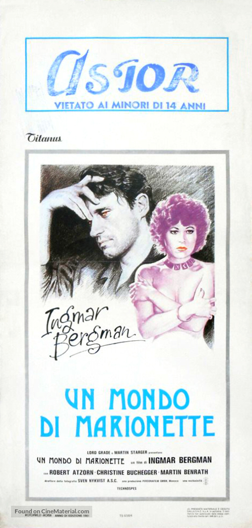 Aus dem Leben der Marionetten - Italian Movie Poster