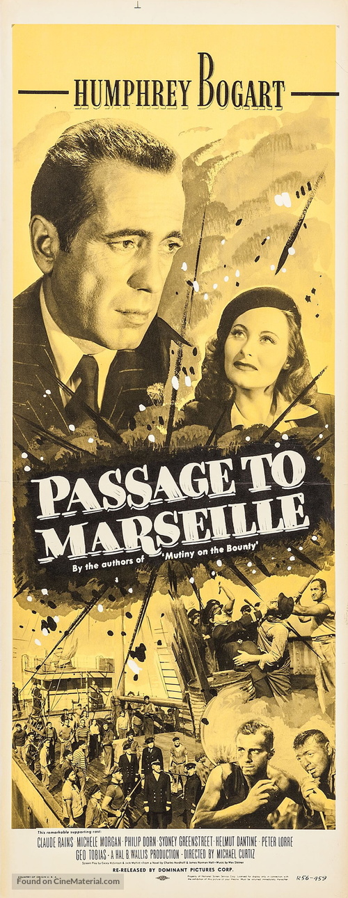 Passage to Marseille - Re-release movie poster