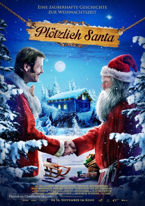 Snekker Andersen og Julenissen - German Movie Poster